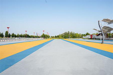 園博園透水混凝土